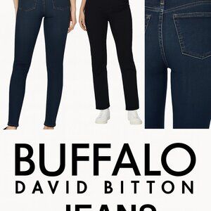 Buffalo David Bitton Women's Straight Leg Jeans - Navy and Black